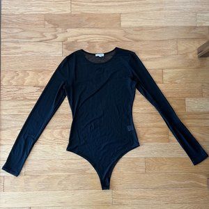 Long Sleeve Mesh Bodysuit